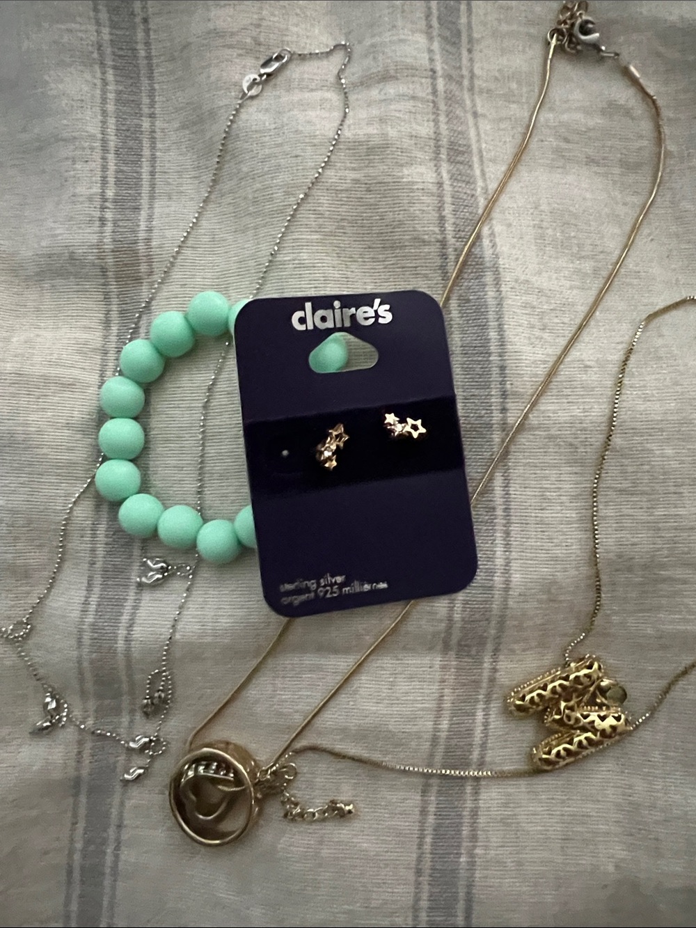 5/$10 add to a bundle of other items Jewelry lot and Gold Star Stud Earrings
